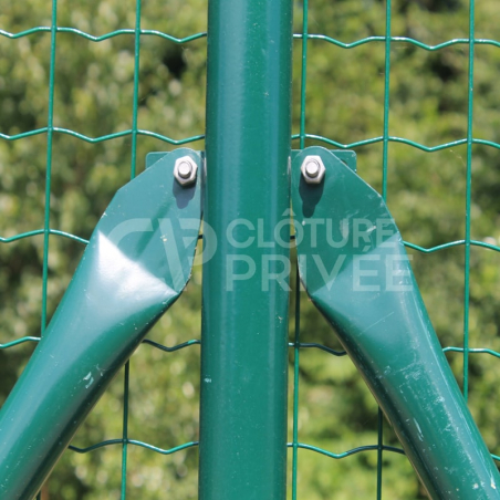 Jambe De Force Priv o En Vert Pour Poser Du Grillage Souple