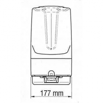 Largeur du moteur 177 mm