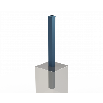 Scellement du poteau alu pour portail alu