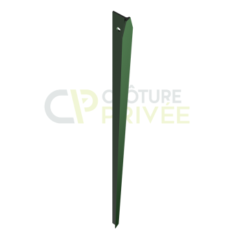 Poteau T 30x30 de couleur vert