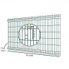 Grillage / Panneau Rigide Hercules - LG 2m50 - 200x55 - fil 5mm -