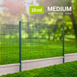 Kit Grillage Simple Torsion pour clôturer votre jardin Longueur 100m