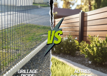 Comparatif grillage rigide vs autres solutions