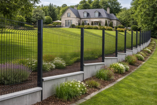 Quelle clôture pour un terrain en pente ?