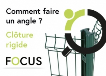 Focus : comment faire un angle avec les poteaux pour clôture rigide ?