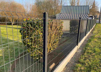 La clôture rigide anthracite, tendance et moderne !
